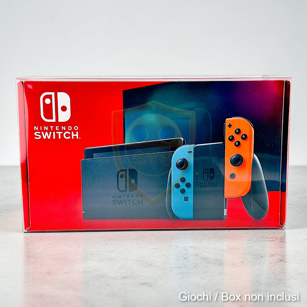 Custodia compatibile con console Switch V1/V2 Teca Protettiva Plastica semi-rigida