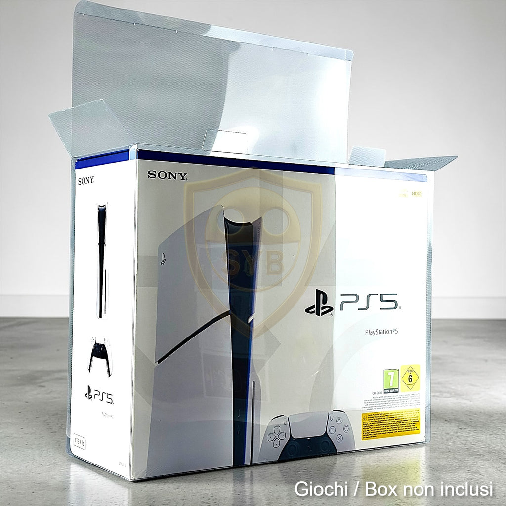 Custodia PlayStation PS5 Slim Console Protezione semi-rigida Trasparente