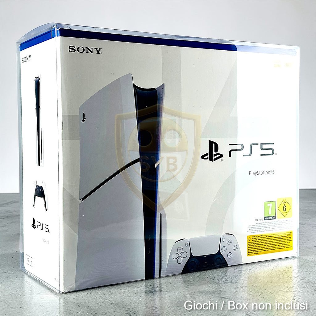 Custodia PlayStation PS5 Slim Console Protezione semi-rigida Trasparente