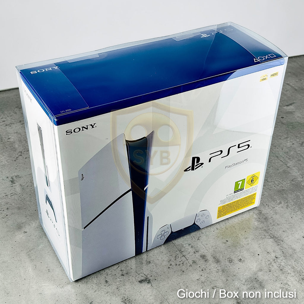 Custodia PlayStation PS5 Slim Console Protezione semi-rigida Trasparente