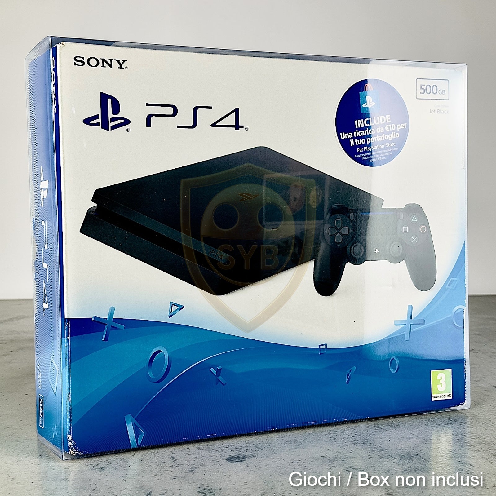 Custodia compatibile con Console PS4 Slim Sony PlayStation Protezione semi-rigida Game