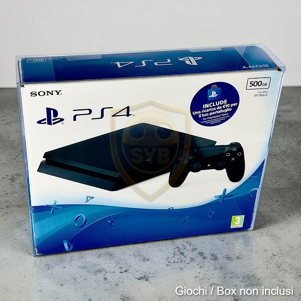 Custodia compatibile con Console PS4 Slim Sony PlayStation Protezione semi-rigida Game
