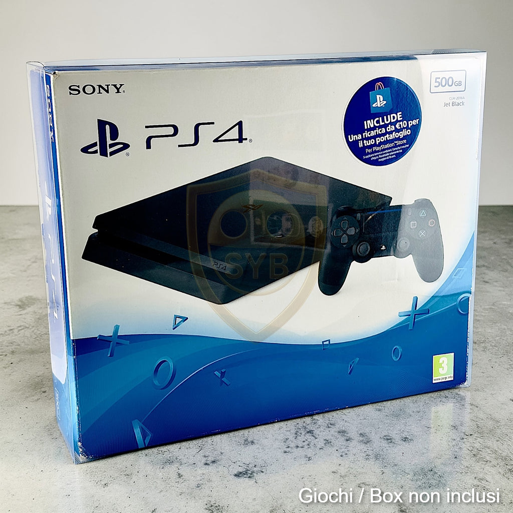 Custodia compatibile con Console PS4 Slim Sony PlayStation Protezione semi-rigida Game