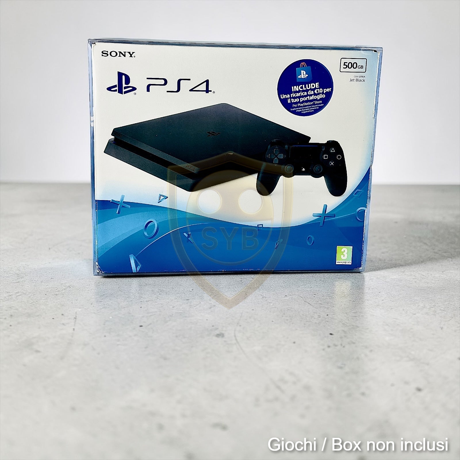 Custodia compatibile con Console PS4 Slim Sony PlayStation Protezione semi-rigida Game