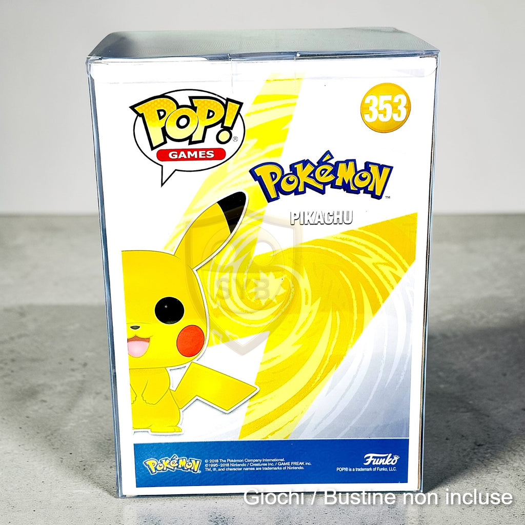 Custodia per Funko Pop Jumbo box Teca semi-rigida in plastica trasparente