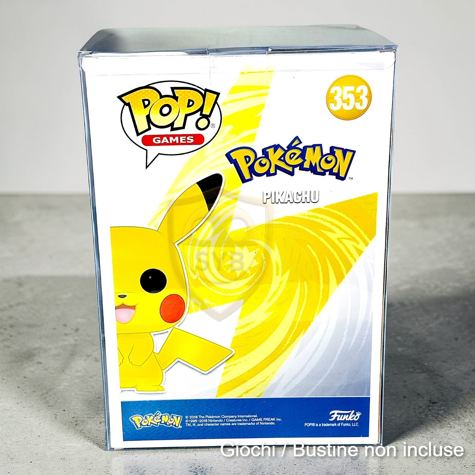 Custodia per Funko Pop Jumbo box Teca semi-rigida in plastica trasparente