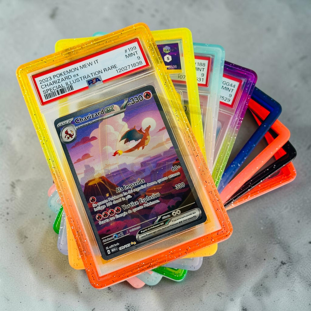 Bumper per Slab PSA GRAAD AIGRADING Card Gradate Pokemon One piece yugioh Graded guard
