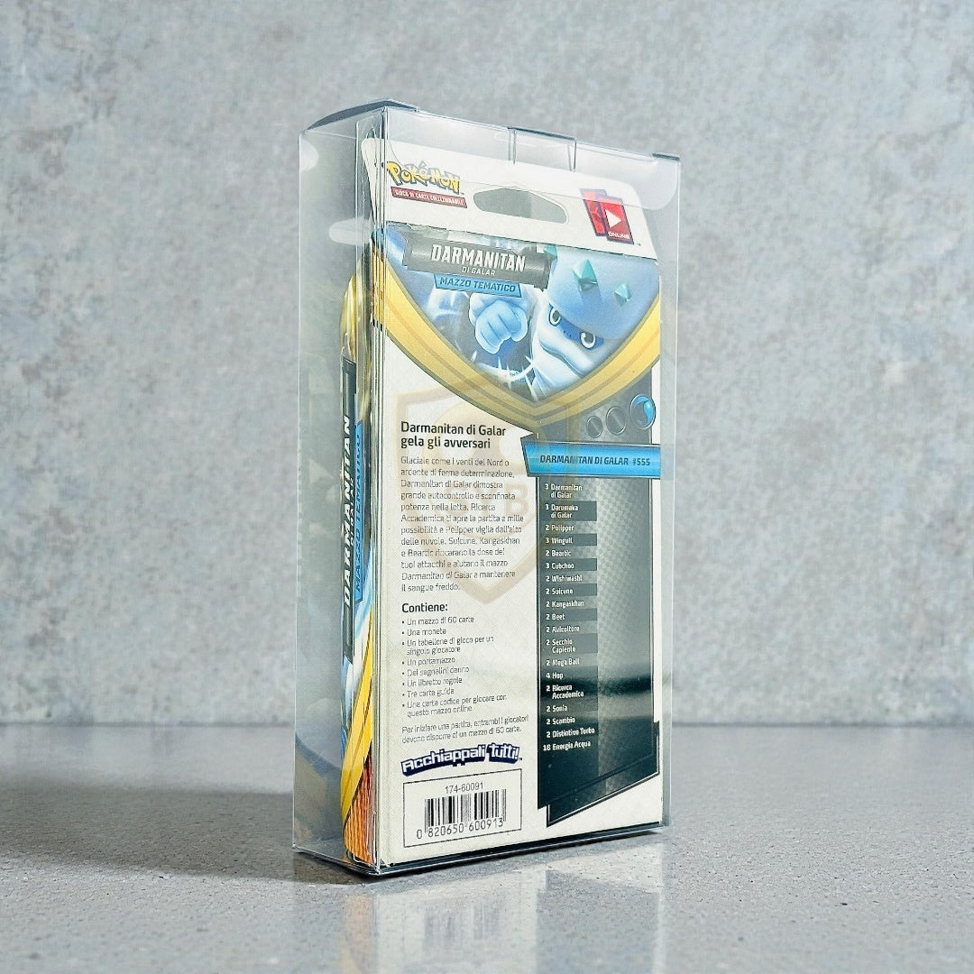 Custodia Rigida Trasparente per Mazzo Tematico Pokémon