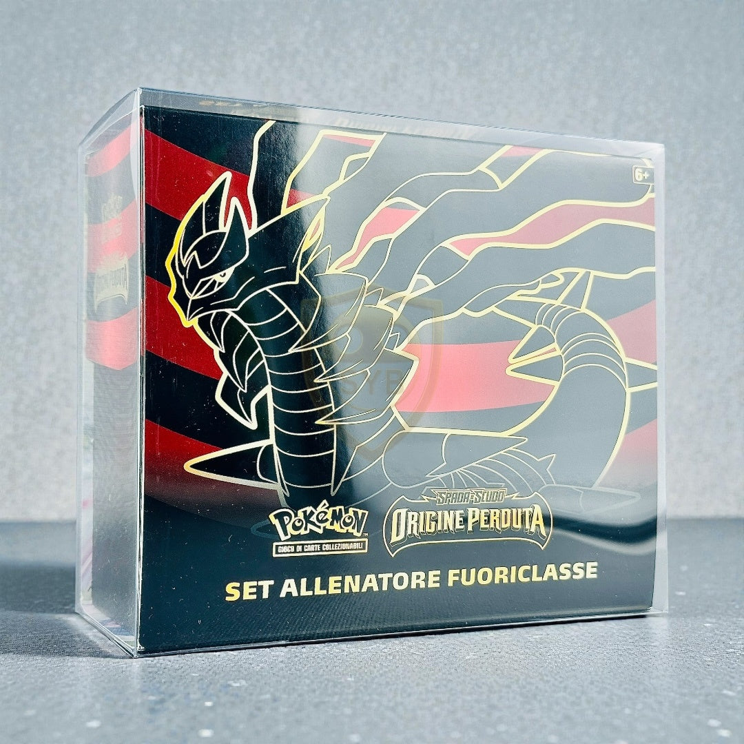 Pokémon ETB Teca Protettiva Trasparente Custodia Set allenatore fuoriclasse