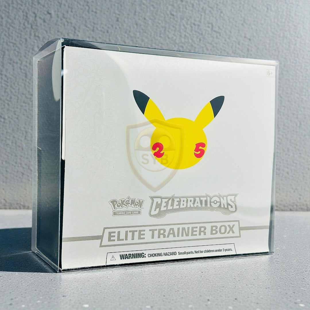 Pokémon ETB Teca Protettiva Trasparente Custodia Set allenatore fuoriclasse