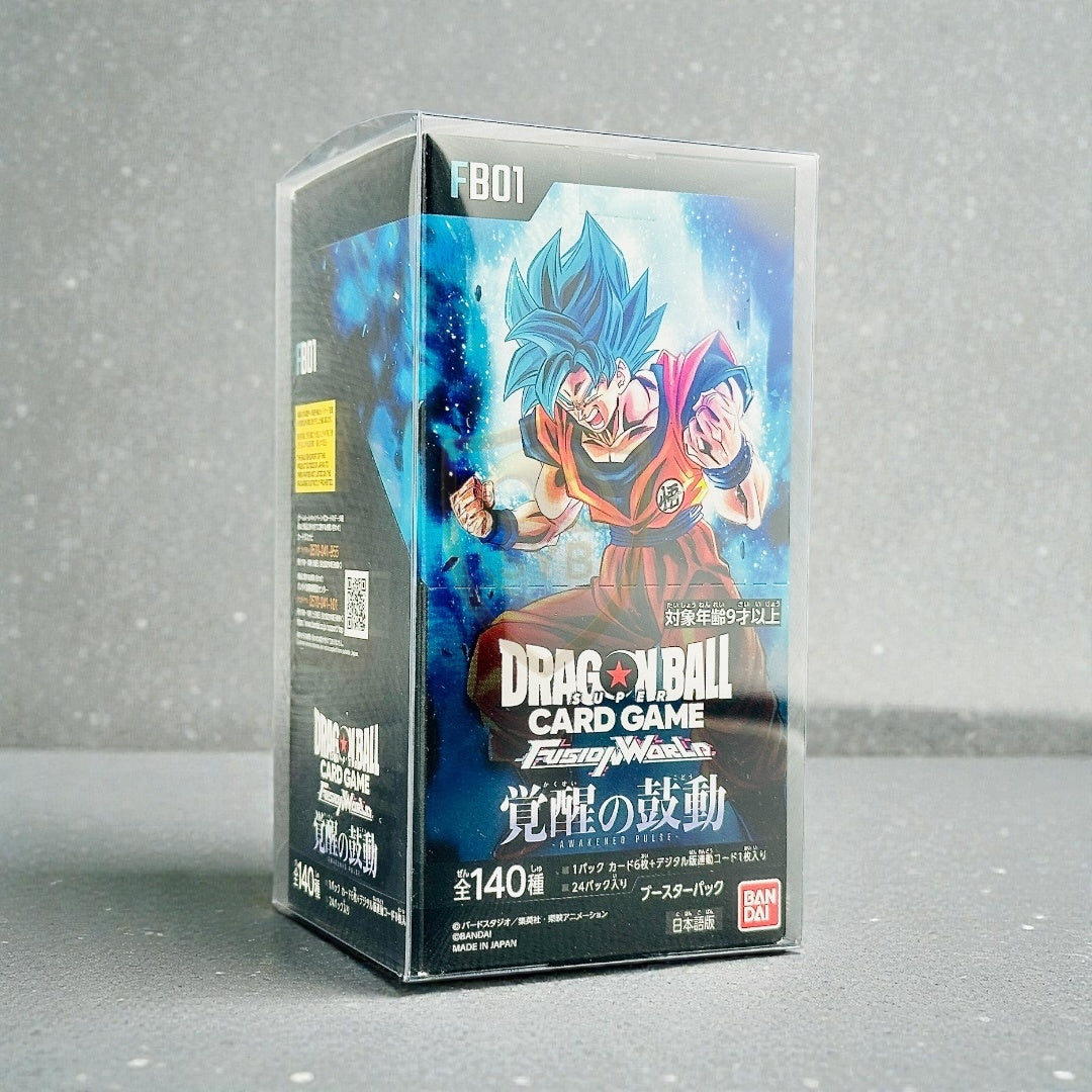Custodia Rigida Trasparente per Booster Box Jap Dragon Ball Super Giapponese