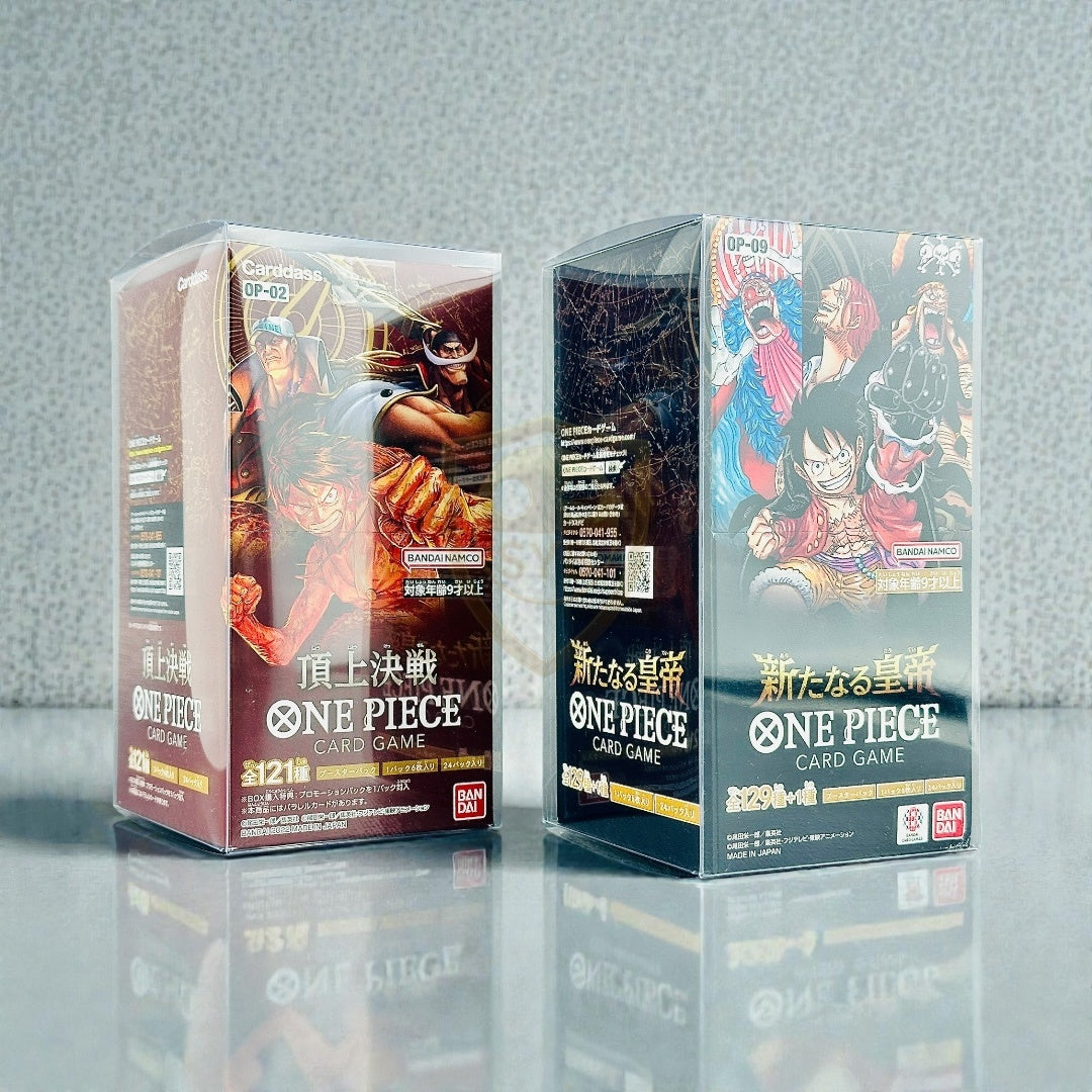Custodia Semirigida Trasparente per Booster Box One Piece TCG – Protezione Box Jap