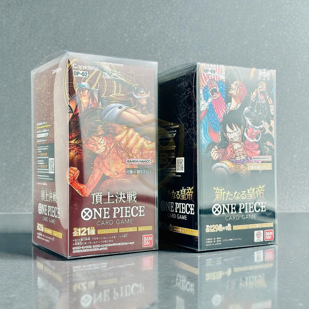 Custodia Semirigida Trasparente per Booster Box One Piece TCG – Protezione Box Jap