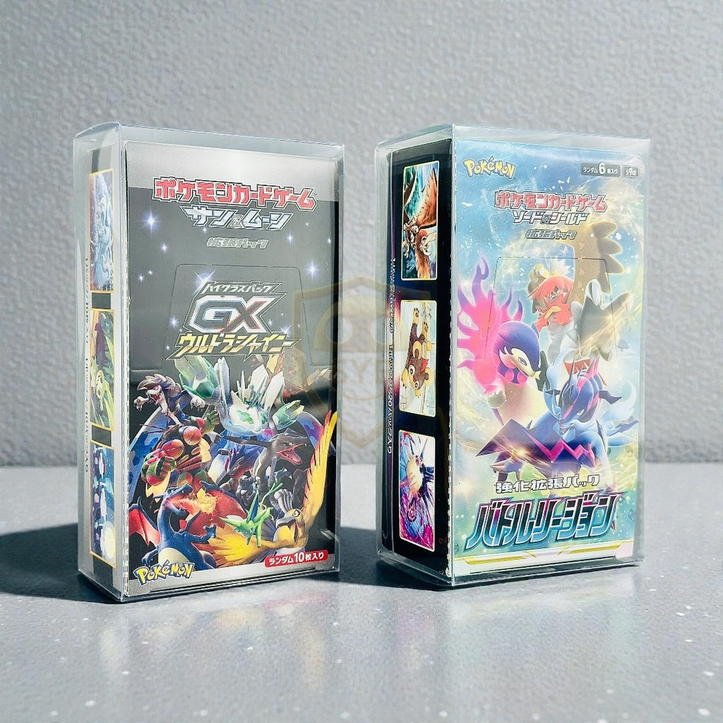 Custodia Protettiva Plastica per Pokémon Booster Box JAP – 10/16/20 Packs