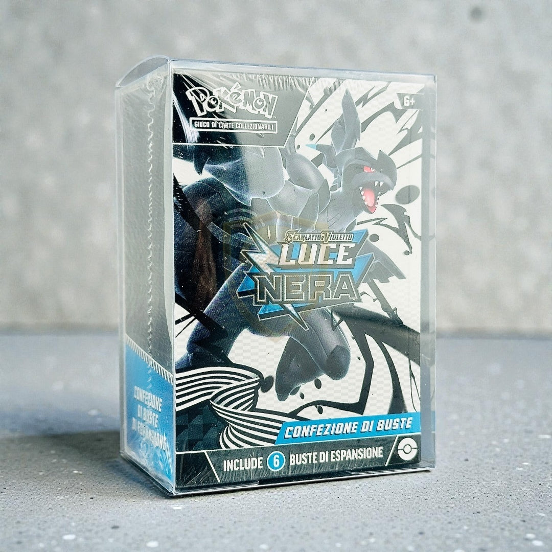 Teca Rigida Trasparente per Pokémon Kit Prerelease – Bundle 6 Buste