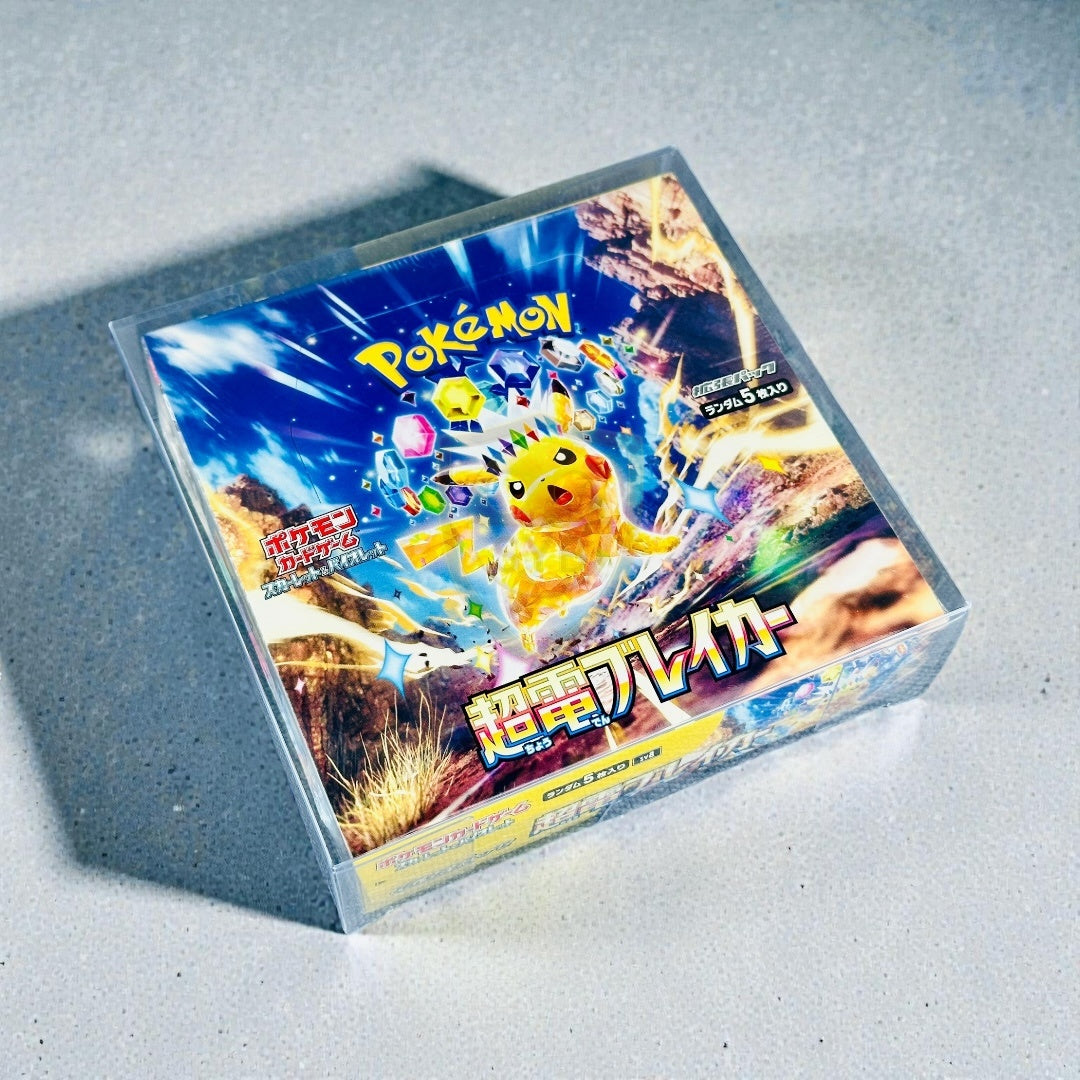 Teca Rigida Trasparente per Pokémon Box Jap – 30 Packs Protector Case