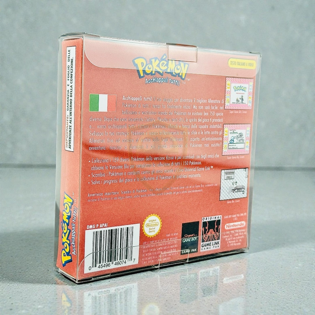 Custodia Rigida Trasparente per Giochi GBA – Game Boy Advance Protector Case