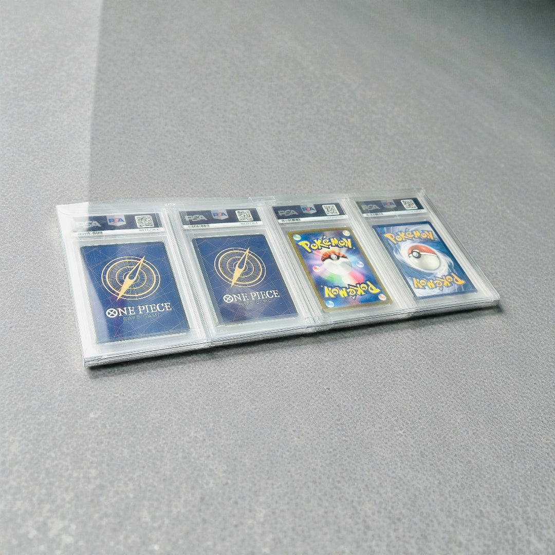 Cornice Rigida Trasparente per 4 Carte Gradate – PSA / PCA / CGC