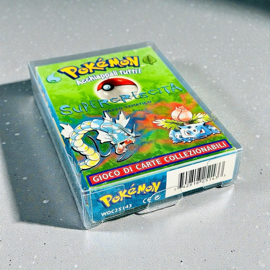 Custodia Rigida Trasparente per Mazzo Tematico Pokémon Prima Serie – Old Deck Protector