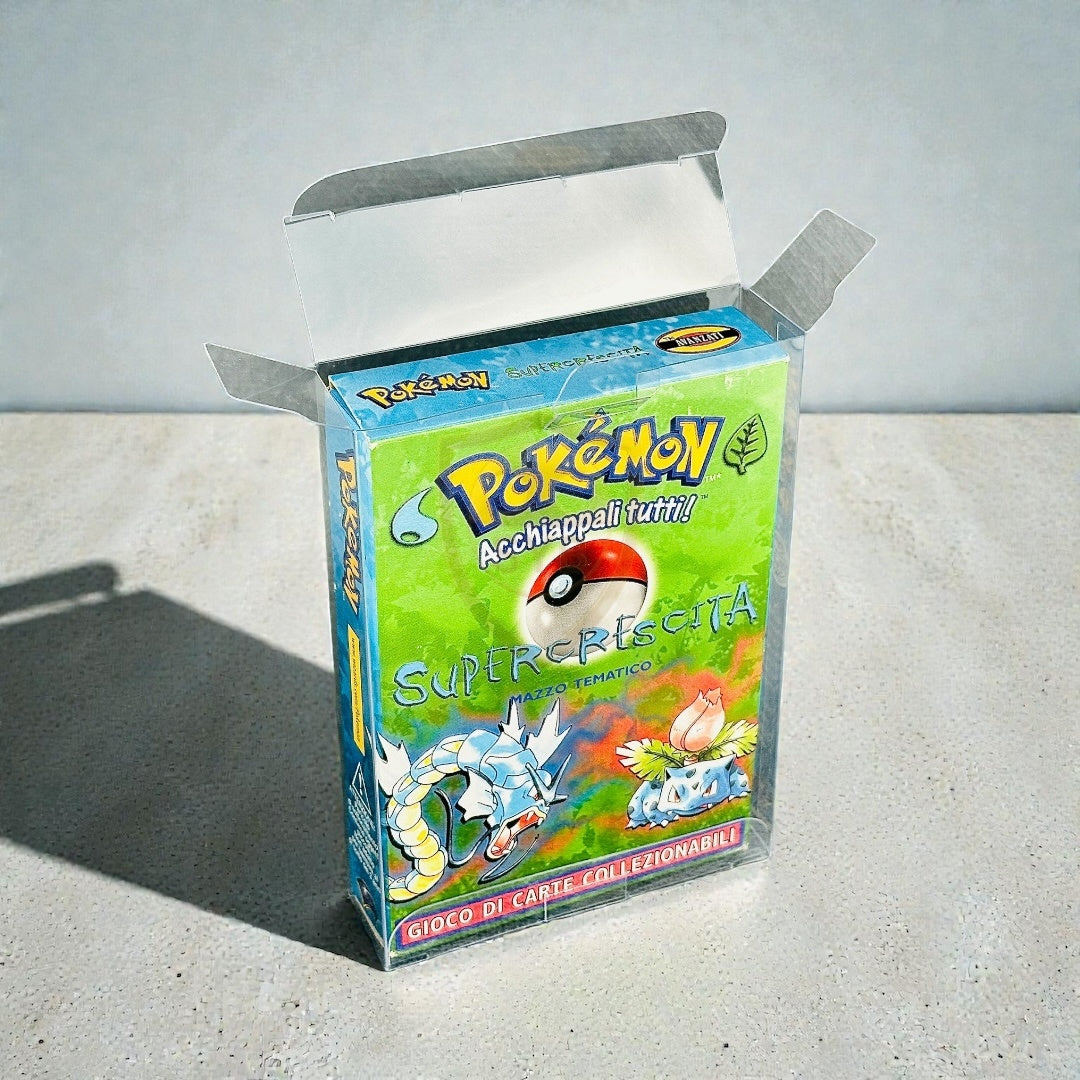 Custodia Rigida Trasparente per Mazzo Tematico Pokémon Prima Serie – Old Deck Protector