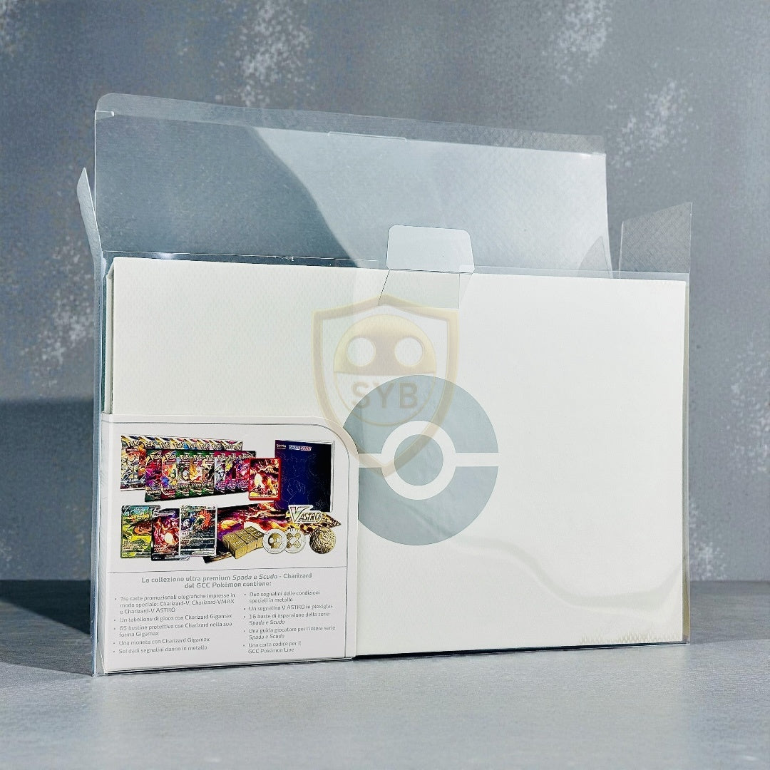 Teca Rigida Trasparente UPC Pokémon – Charizard Ultra Premium Display Protector