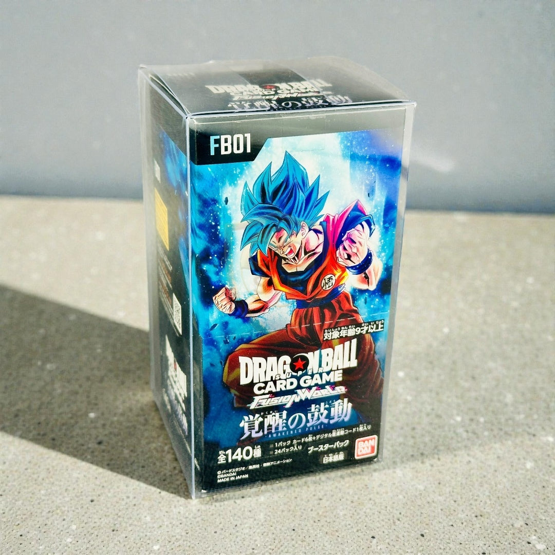 Custodia Rigida Trasparente per Booster Box Jap Dragon Ball Super Giapponese