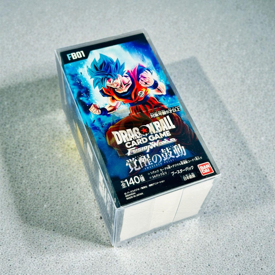 Custodia Rigida Trasparente per Booster Box Jap Dragon Ball Super Giapponese