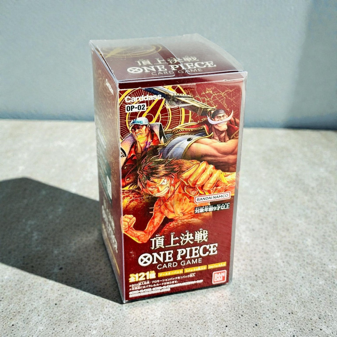 Custodia Semirigida Trasparente per Booster Box One Piece TCG – Protezione Box Jap