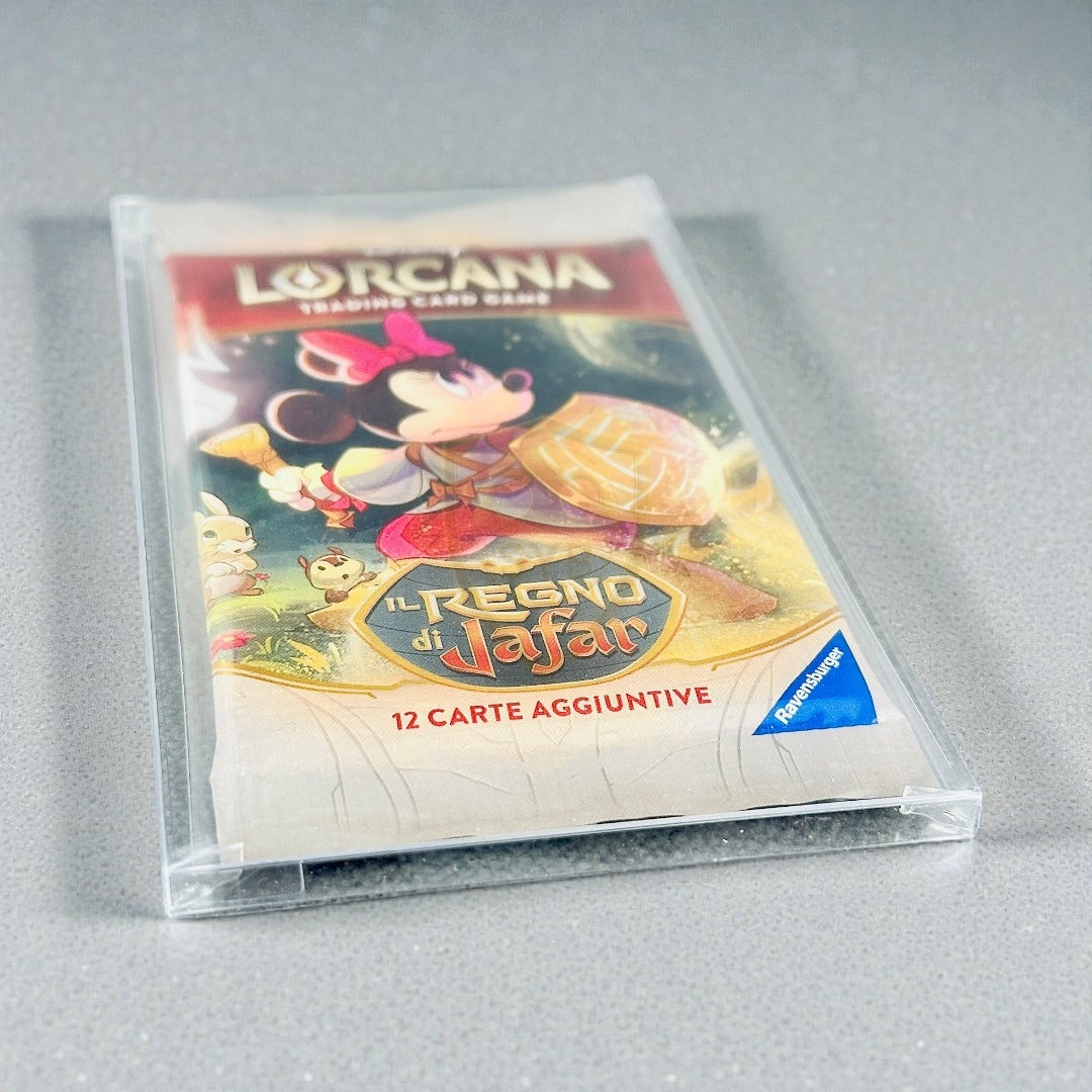 Custodia Semirigida Trasparente per Bustine Disney Lorcana TCG