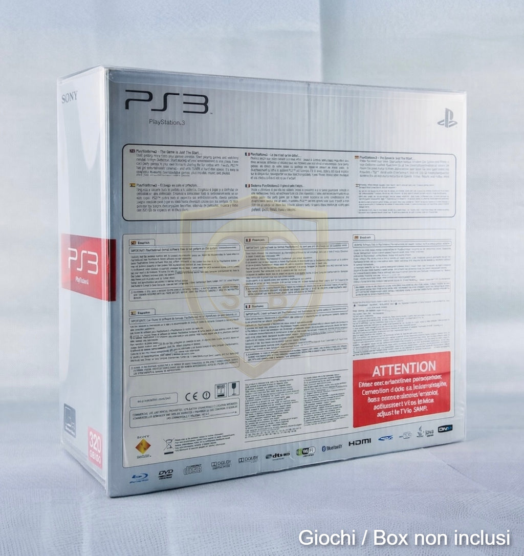 Custodia PS3 Slim Sony PlayStation Console Protezione semirigida