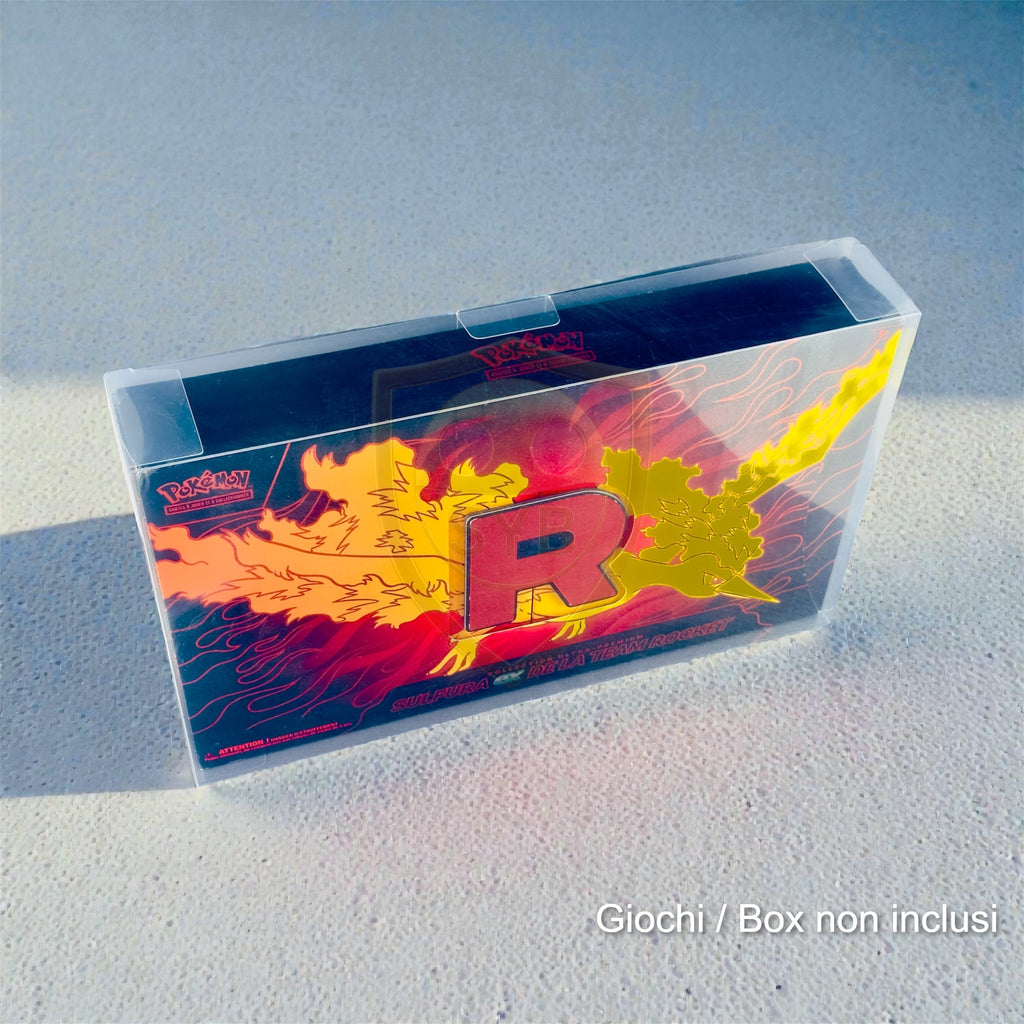 Custodia UPC moltres del team rocket Ultra Premium pokemon Teca semi-rigida
