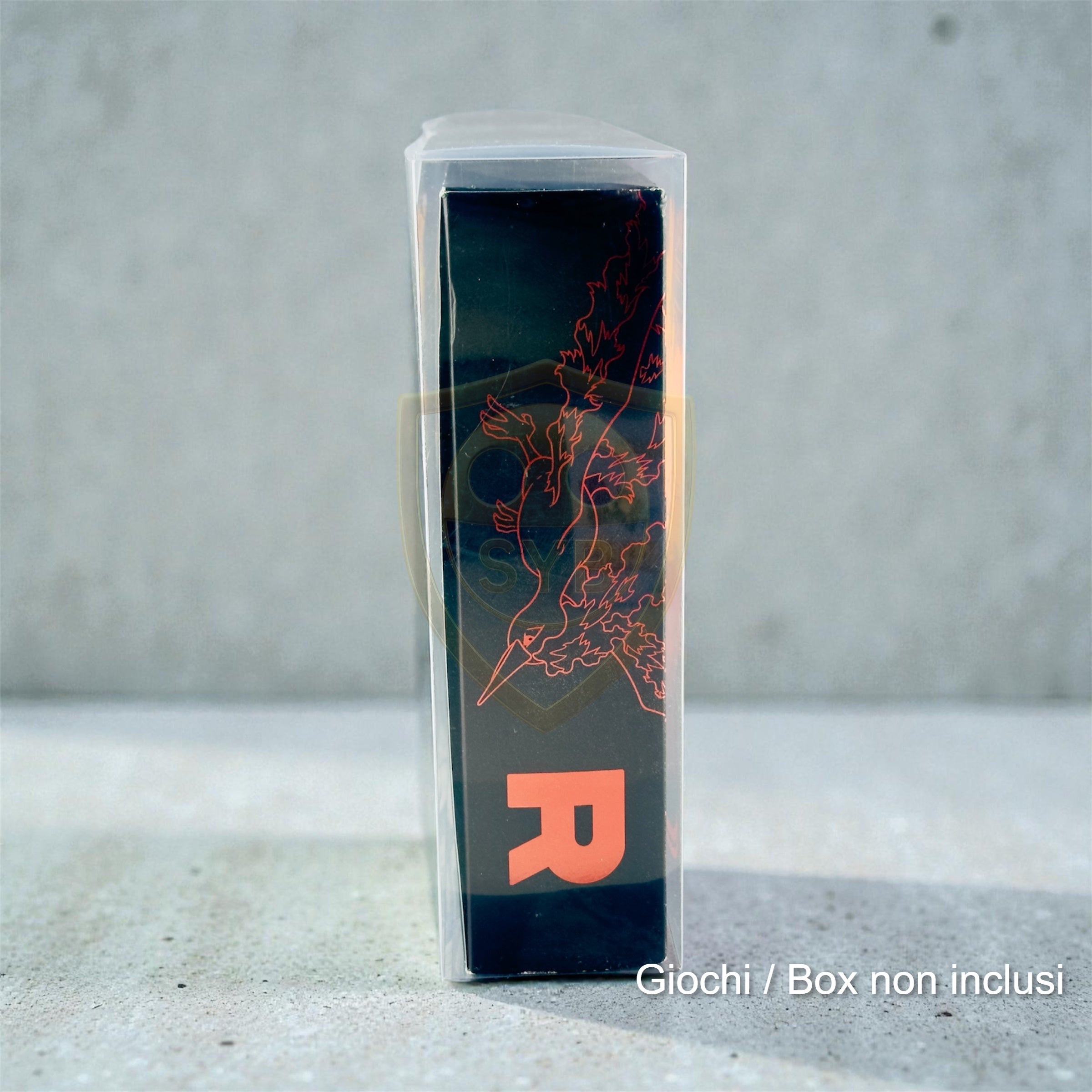 Custodia UPC moltres del team rocket Ultra Premium pokemon Teca semi-rigida
