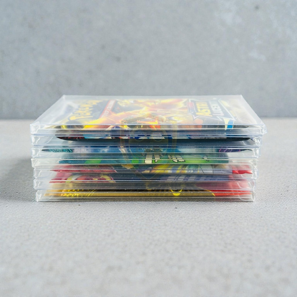 Teca Trasparente semi-rigida Protettiva per Bustine Pokémon, Yu-Gi-Oh!, One Piece, Dragonball, Magic