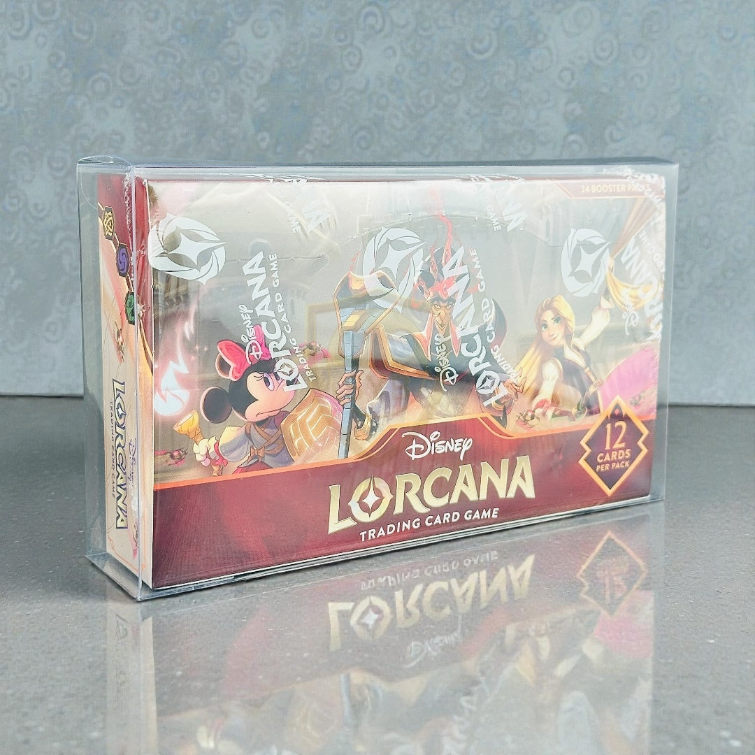 Custodia Rigida Trasparente per Booster Box Disney Lorcana – 24 Bustine