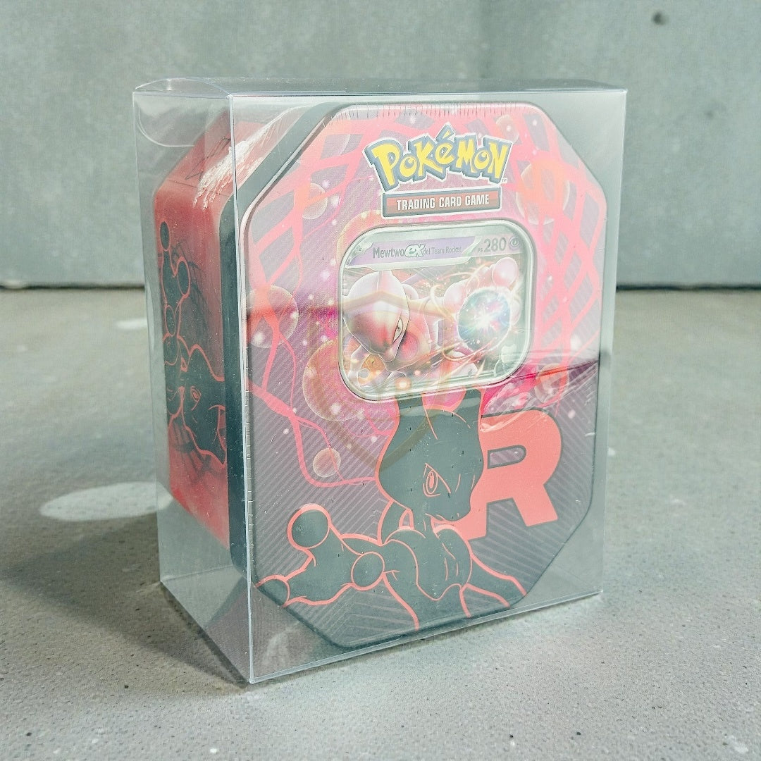 Teca Rigida Trasparente per Pokémon Tin / Scatole – Protector Case