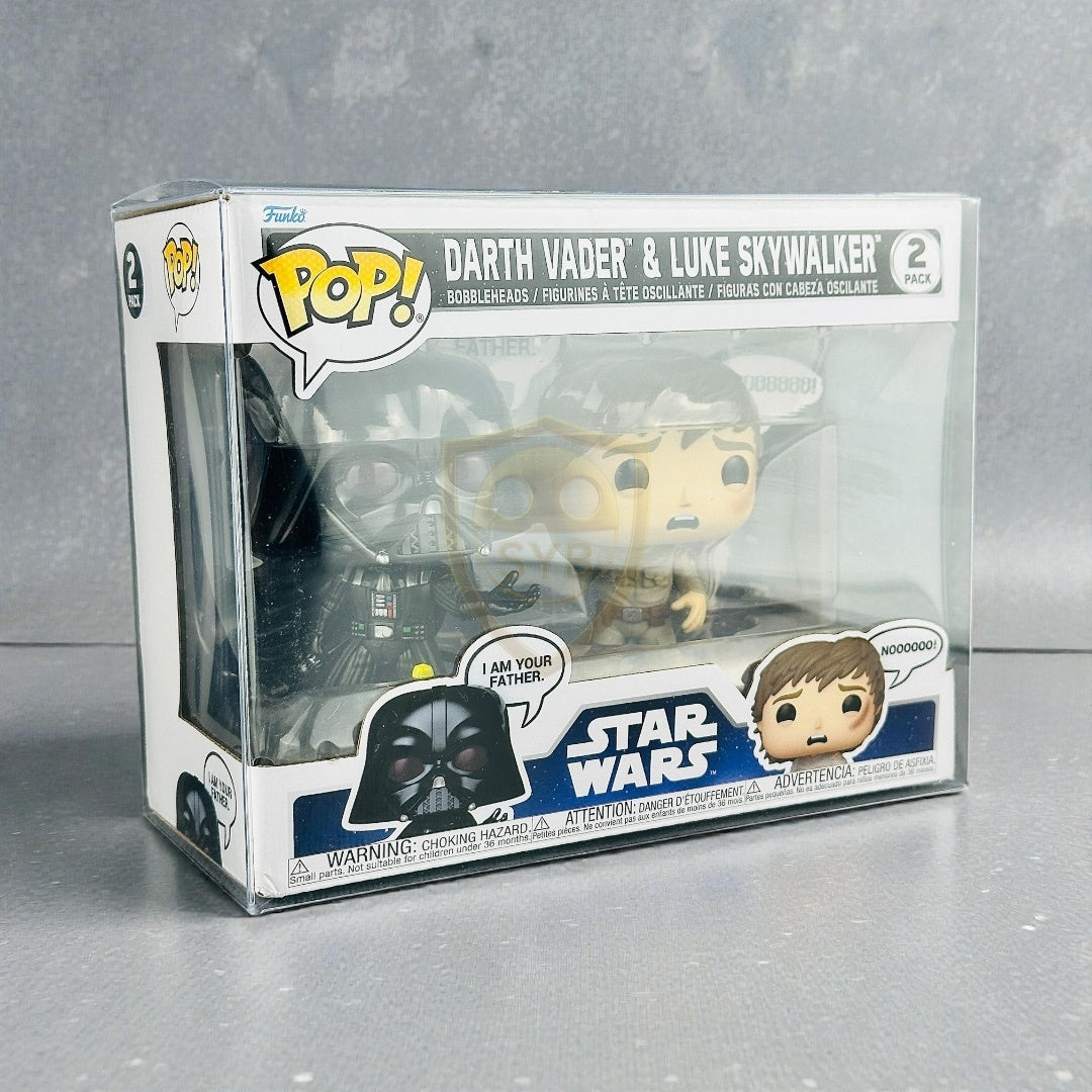 Custodia Rigida Trasparente per Funko Pop! 2‑Pack – Standard Clear