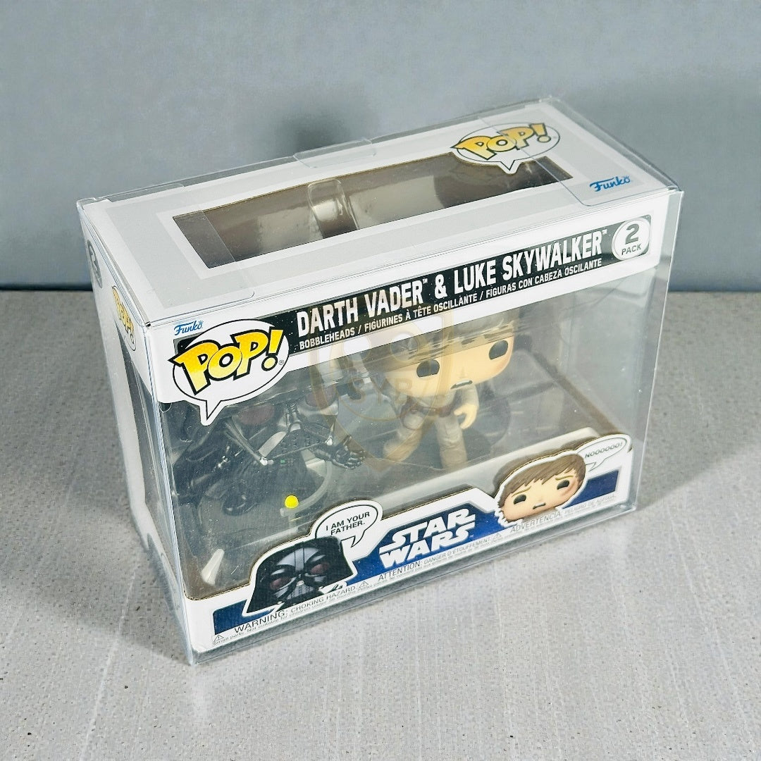 Custodia Rigida Trasparente per Funko Pop! 2‑Pack – Standard Clear