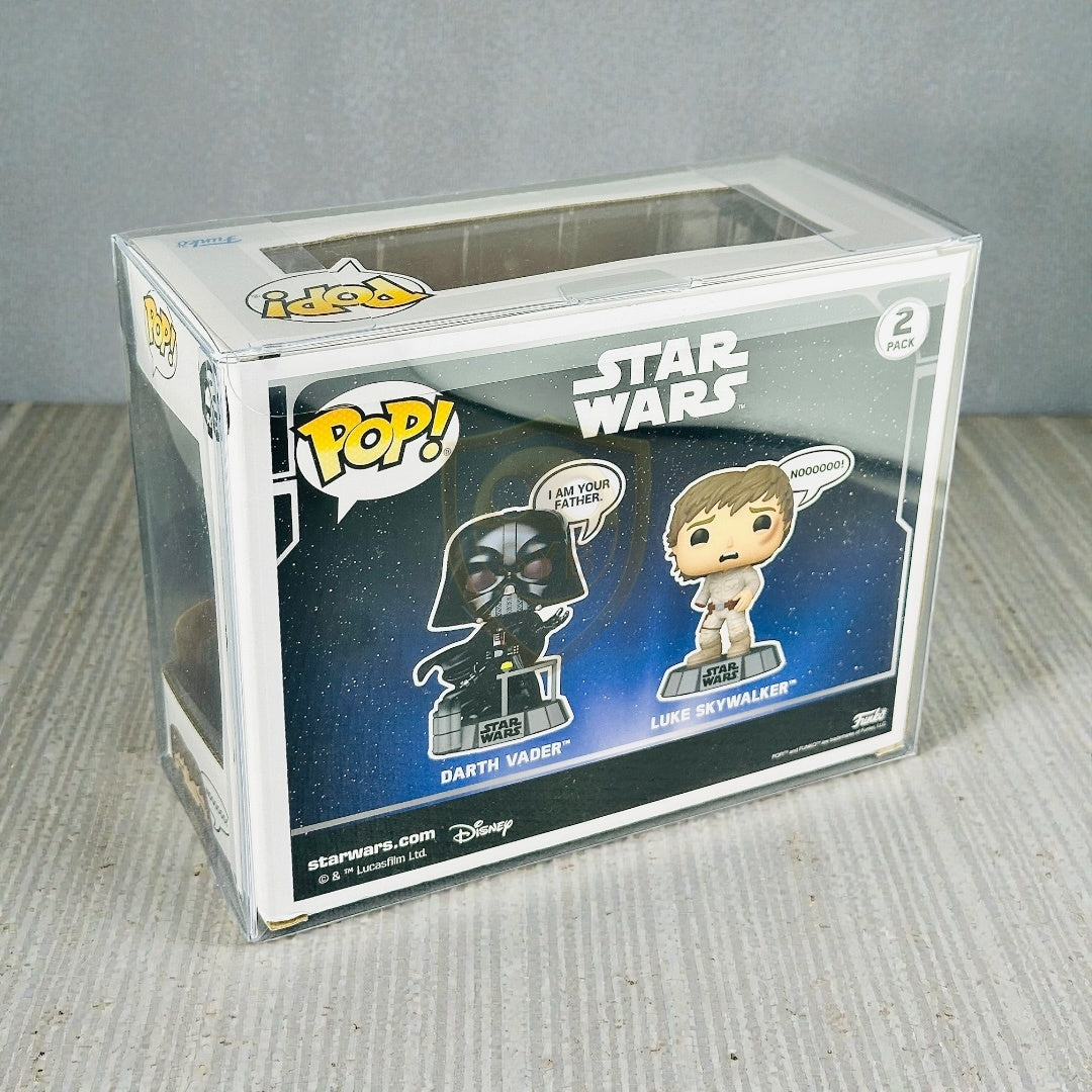 Custodia Rigida Trasparente per Funko Pop! 2‑Pack – Standard Clear