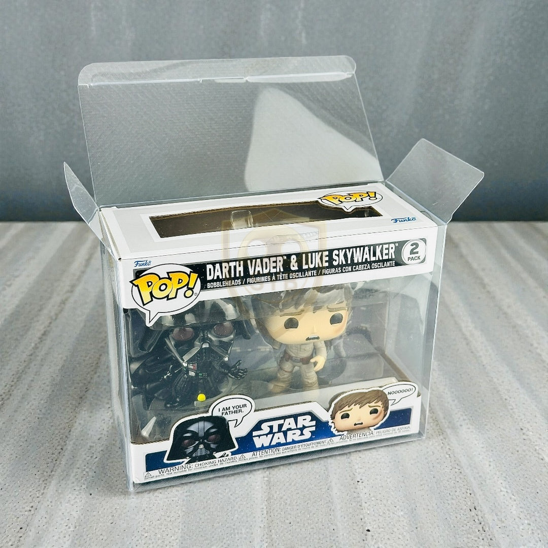 Custodia Rigida Trasparente per Funko Pop! 2‑Pack – Standard Clear