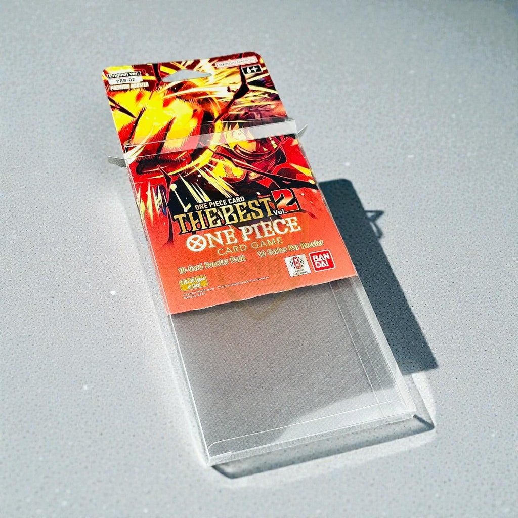 Teca Paper Sleeve semi-rigida Trasparente Protettiva per Bustine Pokémon, Yu-Gi-Oh!, One Piece, Magic