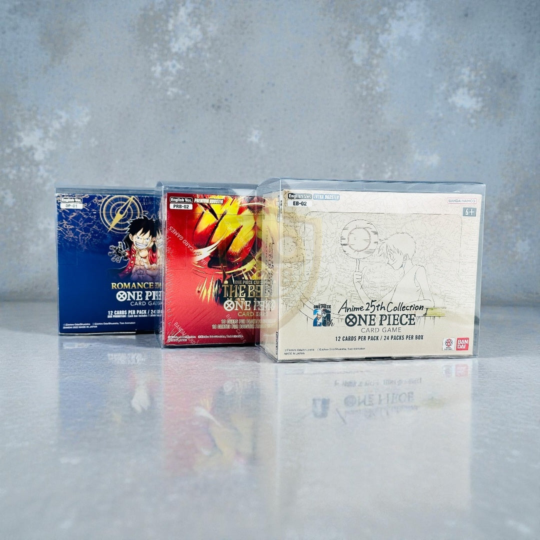 Custodia Semirigida Trasparente per Booster Box One Piece TCG – Box Eng OP/EB