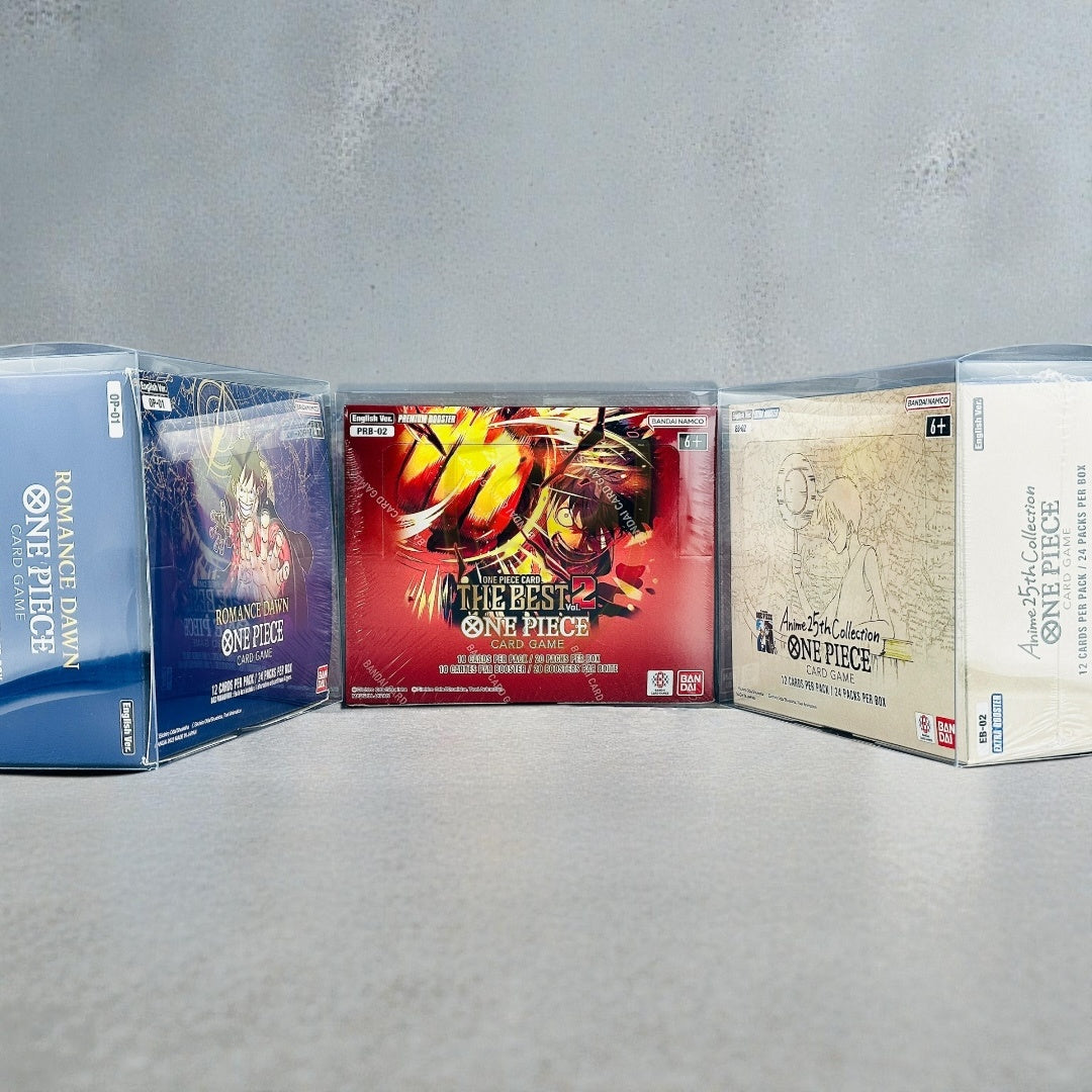 Custodia Semirigida Trasparente per Booster Box One Piece TCG – Box Eng OP/EB