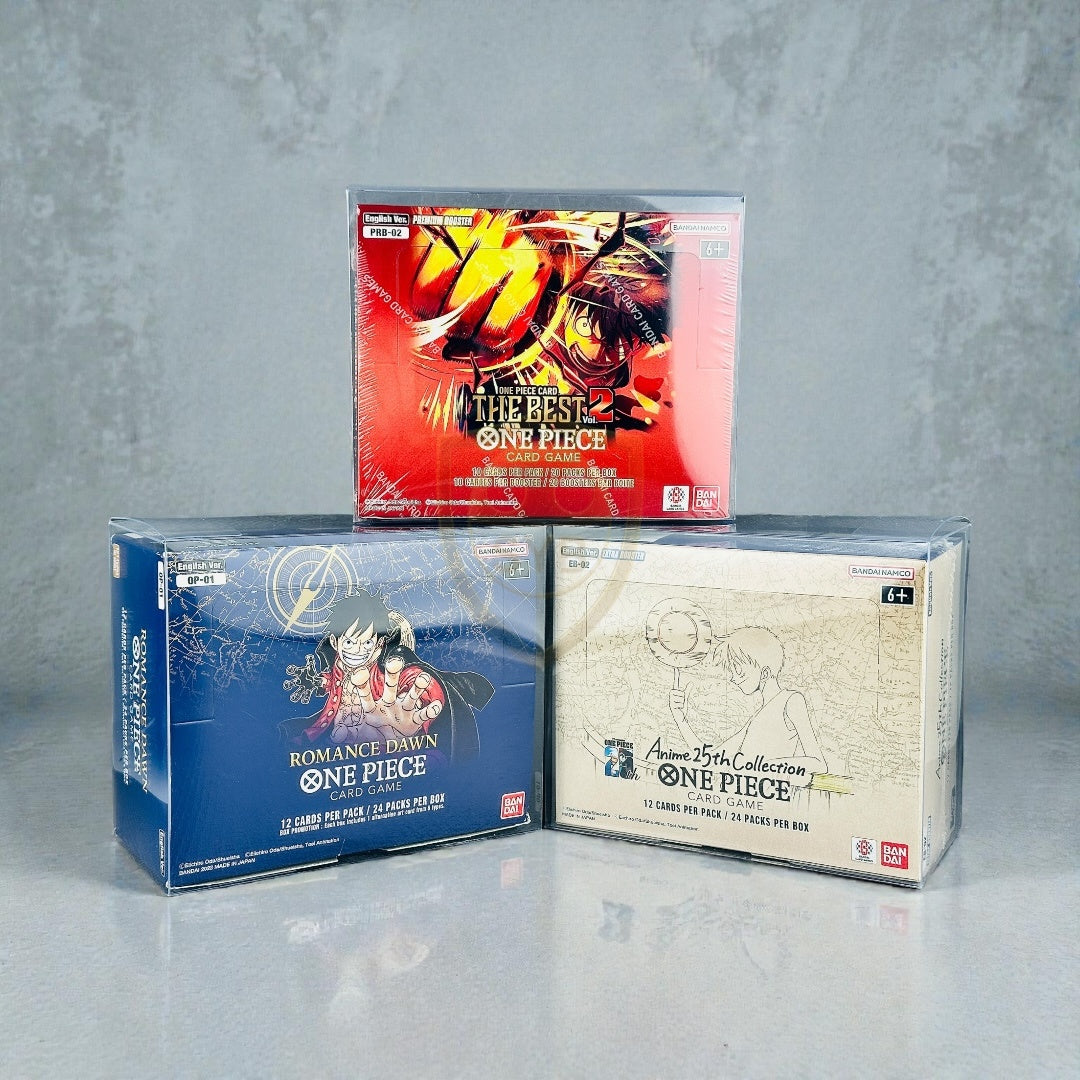Custodia Semirigida Trasparente per Booster Box One Piece TCG – Box Eng OP/EB